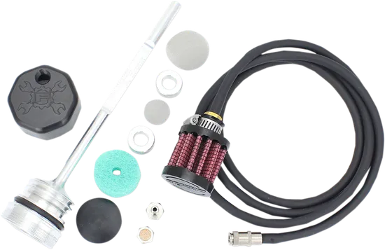 Feuling Black  Aluminum Vented Dipstick