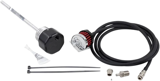 Feuling Black  Aluminum Vented Dipstick