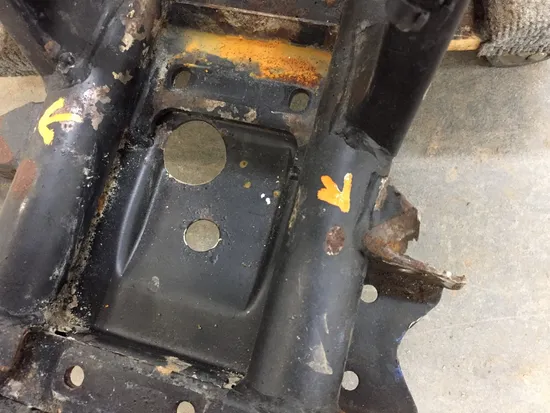 Front Section Frame Chassis 2020 Polaris RZR XP 1000 Ride Command Edition EPS 3256