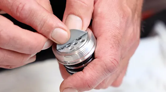 Feuling Polished Aluminum Vented Dipstick