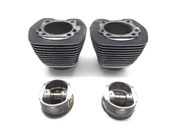 Front Rear Cylinder Jugs w Pistons 2005 Harley Electra Glide Ultra FLHTCUI 3233