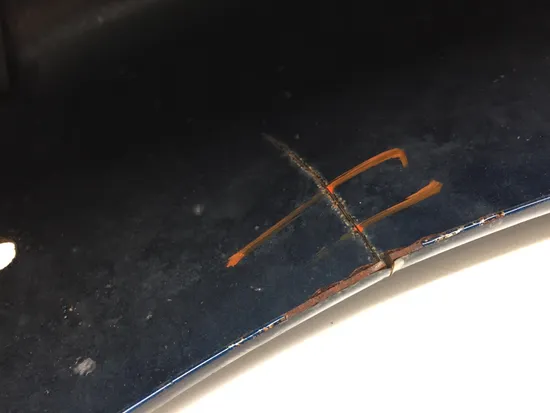 Rear Fender Fairing Tire Hugger 2000 Harley Electra Glide Classic FLHTCI 3244 x