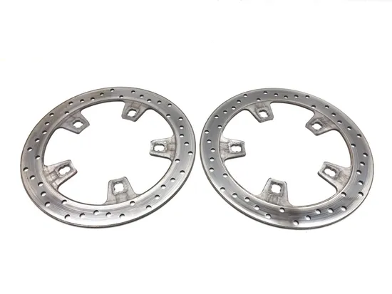Left Right Front Brake Disc Rotors Set 2011 Harley Road King Classic FLHRC 3226