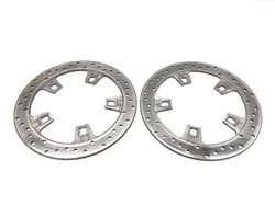 Left Right Front Brake Disc Rotors Set 2011 Harley Road King Classic FLHRC 3226