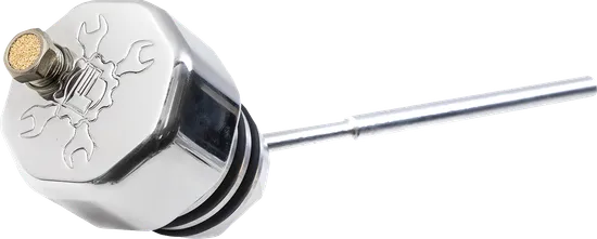 Feuling Polished Aluminum Vented Dipstick