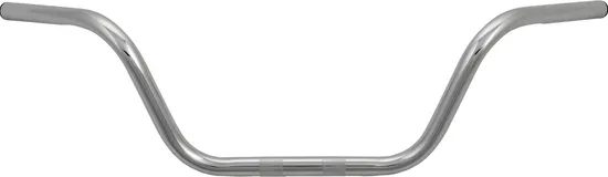 Harddrive Dimpled Medium Buckhorn Handlebars 1 x7 Rise Chrome
