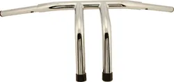 Harddrive Fat Tiller Handlebars 1 1/4 x10 Rise Chrome