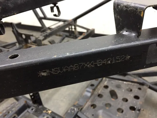 Frame Chassis 2019 Polaris RZR 900 3264