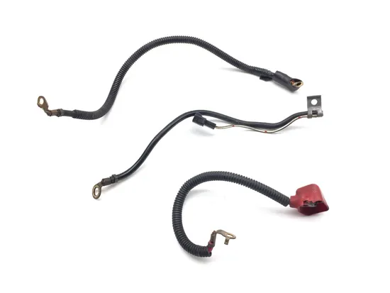 Positive Negative Battery Starter Wires 2007 Suzuki Boulevard C50B 3262