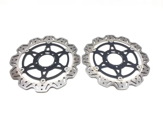 Left Right Front Brake Disc Rotors Set 2013 Ducati Diavel Carbon 3269 x