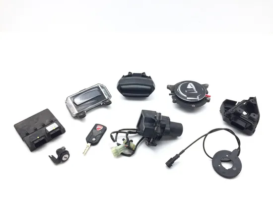 Dash ECU Lockset Ignition Trunk Tank Gas Cap Key 2013 Ducati Diavel Carbon 3269
