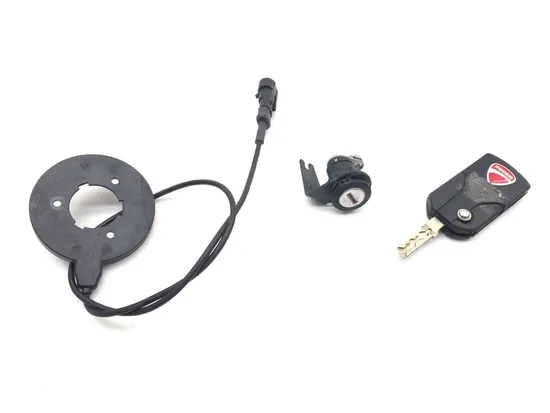 Dash ECU Lockset Ignition Trunk Tank Gas Cap Key 2013 Ducati Diavel Carbon 3269