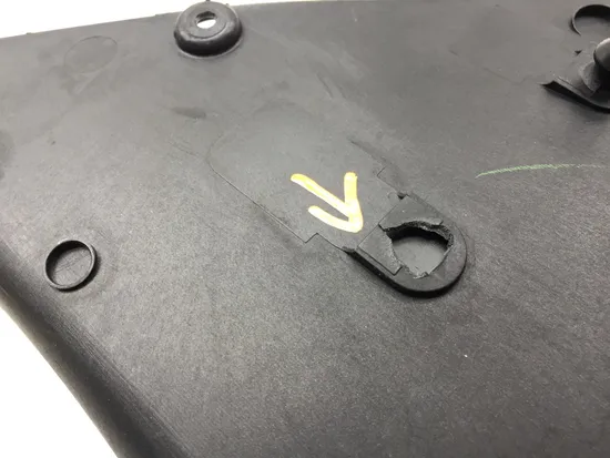 Left Right Inner Fairing Covers 2002 Kawasaki Ninja ZX12R ZX1200B 3265