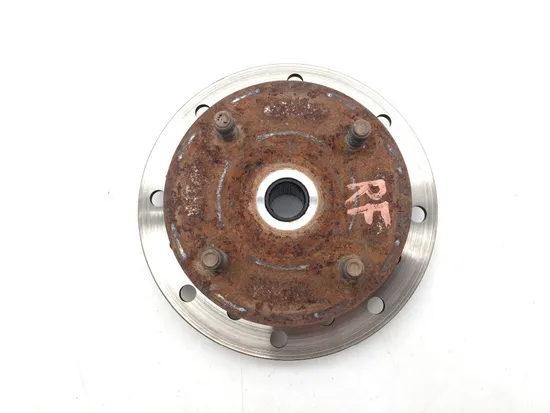 Front Wheel Hub with Rotor A 2010 Honda Big Red 700 MUV700 3274