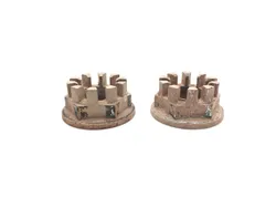 Rear Wheel Axle Hub Castle Nuts 2010 Honda Big Red 700 MUV700 3274