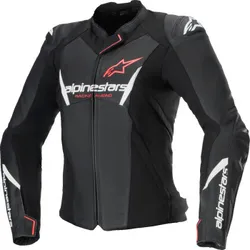 Alpinestars Adult Women Stella Faster v3 Leather Jacket 4 Black White Pink