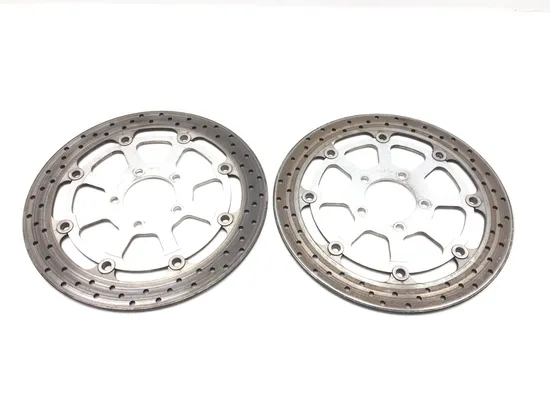 Left Right Front Brake Disc Rotors Set 1998 Suzuki GSXR600 3277