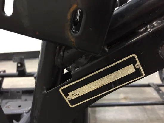 Frame Chassis 2017 Polaris ACE 150 EFI 3279 2