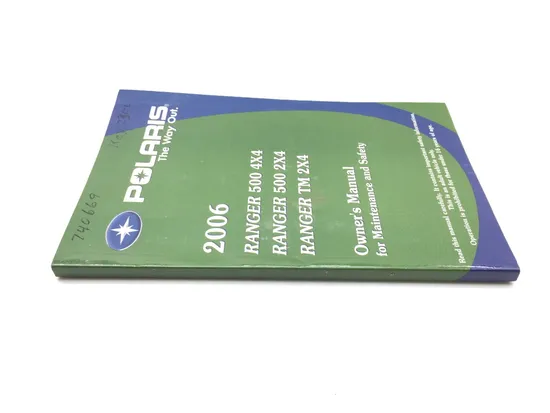 Owners Manual 2006 Polaris Ranger 500 4X4 3286
