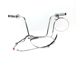 Aftermarket Handle Bars w Cables 2005 Harley-Davidson Dyna Low Rider EFI 3282 x