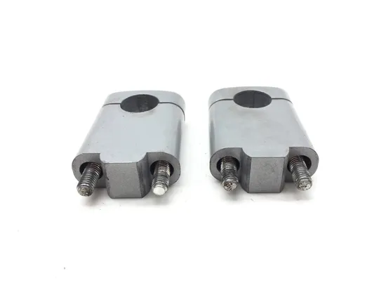 Handle Bar Mount Clamps w Risers 2008 Kawasaki KLR650 3291