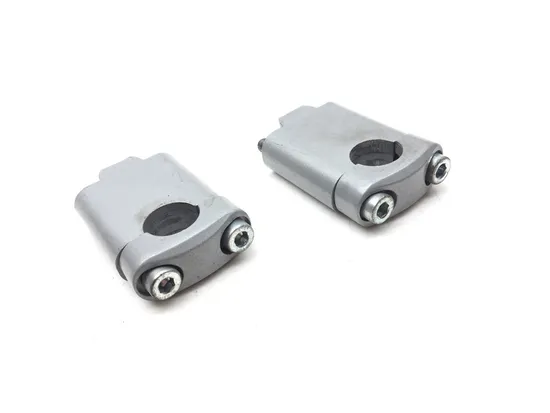 Handle Bar Mount Clamps w Risers 2008 Kawasaki KLR650 3291