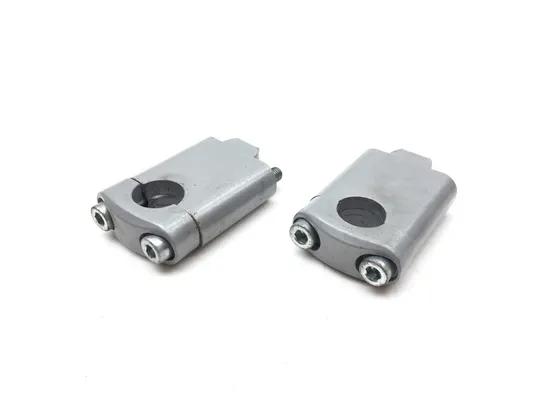 Handle Bar Mount Clamps w Risers 2008 Kawasaki KLR650 3291