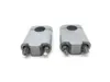 Handle Bar Mount Clamps w Risers 2008 Kawasaki KLR650 3291