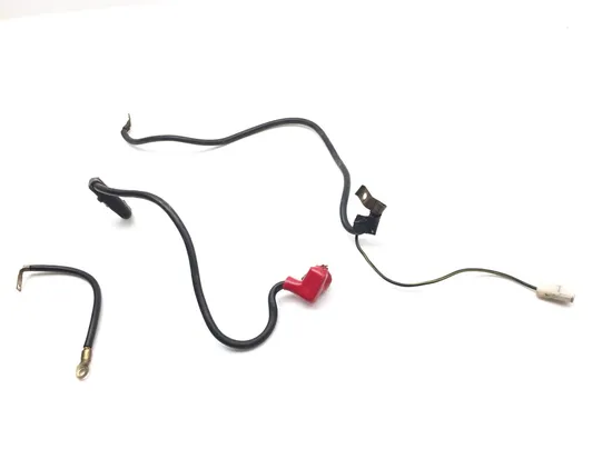 Positive Negative Battery Wires 2008 Kawasaki KLR650 3291