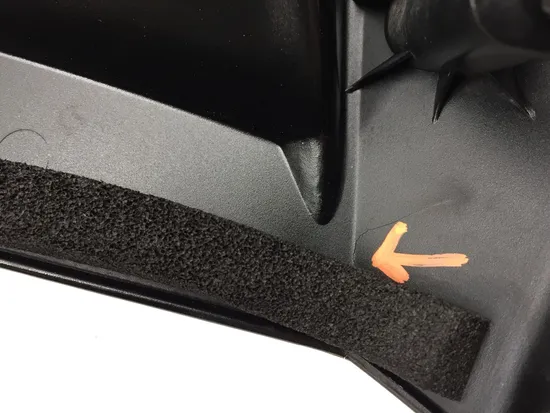 Left Side Mid Lower Fairing Cover 2008 Kawasaki KLR650 3291 x