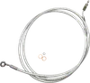 Magnum Braided Hydraulic Clutch Cable Line Chrome 74in.