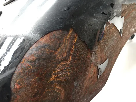 Rear Fender Fairing Tire Hugger 2009 Harley Sportster 1200 Custom XL1200C 3293 x