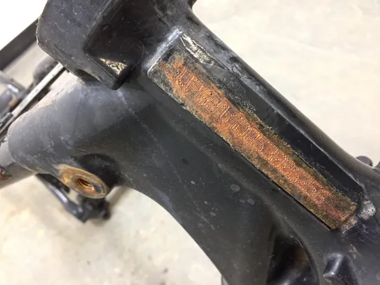 Main Frame Chassis 2005 Victory Vegas 3294