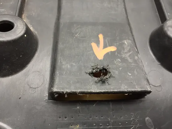 Rear Passenger Seat Back Pad Cushion 2005 Suzuki Boulevard C50 3310 x