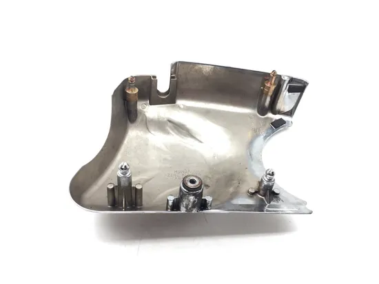 Left Side Engine Cover 2000 Honda Shadow Sabre 1100 VT1100C2 Black 3314