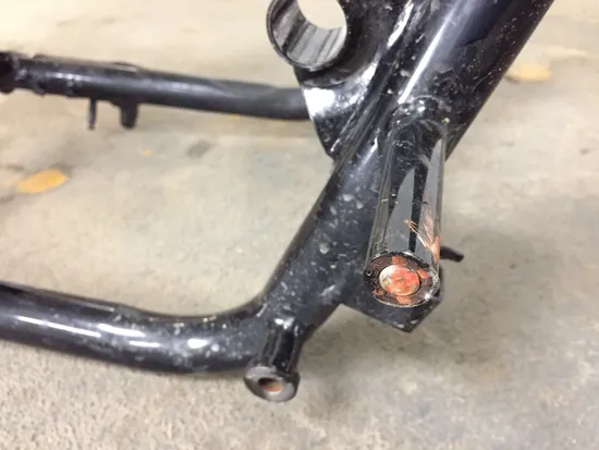 Main Frame Chassis 2000 Honda Shadow Sabre 1100 VT1100C2 Black 3314 x