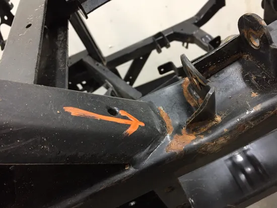 Frame Chassis 2015 John Deere Gator RSX 850i 4X4 3307 x