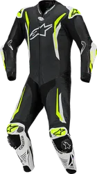 Alpinestars Adult Men GP Tech v5 1pc Leather Suit 40 Black White Yellow