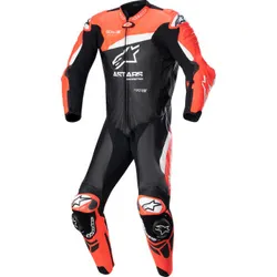 Alpinestars Adult Men GP Plus v4 Leather Suit 48 Black Red White