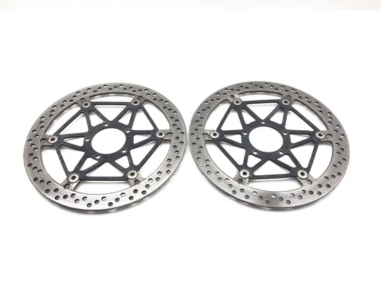 Left Right Front Brake Disc Rotors Set 2010 Ducati Streetfighter 3320