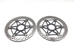 Left Right Front Brake Disc Rotors Set 2010 Ducati Streetfighter 3320