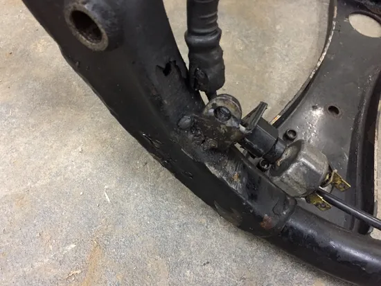 Main Frame Chassis 1986 Harley Davidson Electra Glide Classic FLHTC 3318