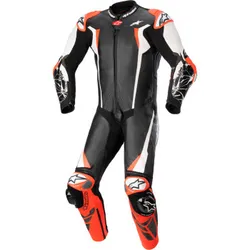 Alpinestars Adult Men Racing Absolute v2 Leather Suit 54 Black White Red