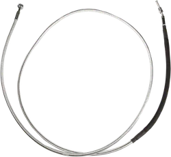 Magnum Braided Hydraulic Clutch Cable Chrome 72in. 35 Deg