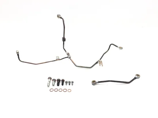 Engine Metal Oil Lines 2001 Kawasaki Prairie 400 KVF400C 4x4 3329
