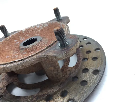 Front Wheel Hub with Rotor B 2001 Kawasaki Prairie 400 KVF400C 4x4 3329