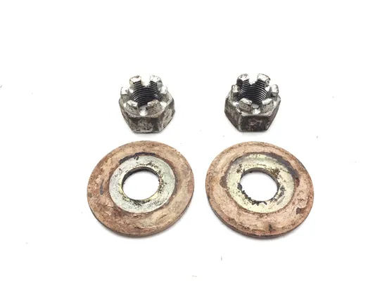 Rear Wheel Axle Hub Castle Nuts 2001 Kawasaki Prairie 400 KVF400C 4x4 3329