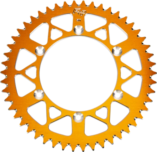 Fire Power Aluminum Rear Sprocket Orange 520 49 Tooth