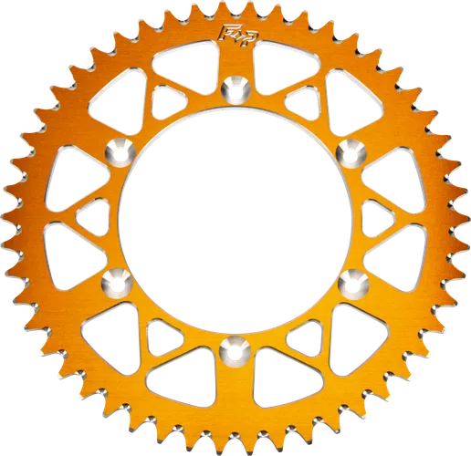 Fire Power Aluminum Rear Sprocket Orange 520 52 Tooth