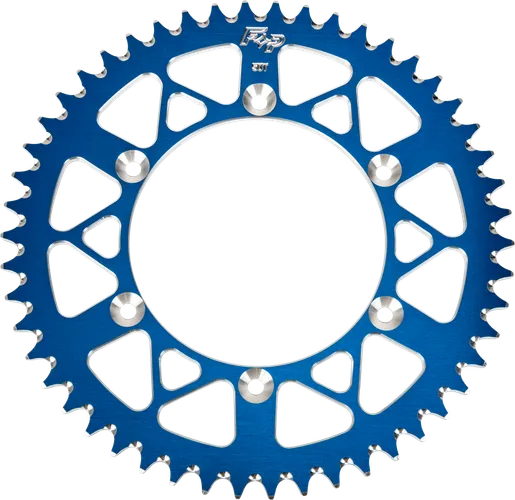 Fire Power Aluminum Rear Sprocket Blue 520 53 Tooth